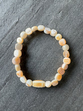 Armband natuursteen beige